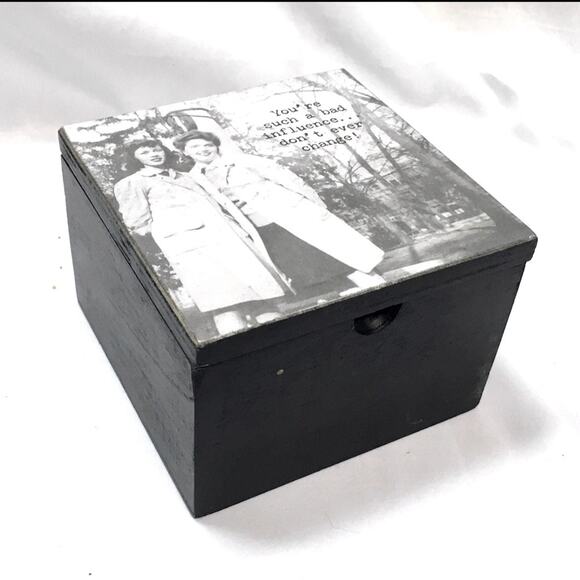 Trash Talk by Annie 'Don't Change' Wooden Decorative Box - Picture 1 of 5